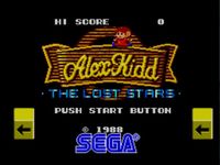 une photo d'Ã©cran de Alex Kidd - The Lost Stars sur Sega Master System